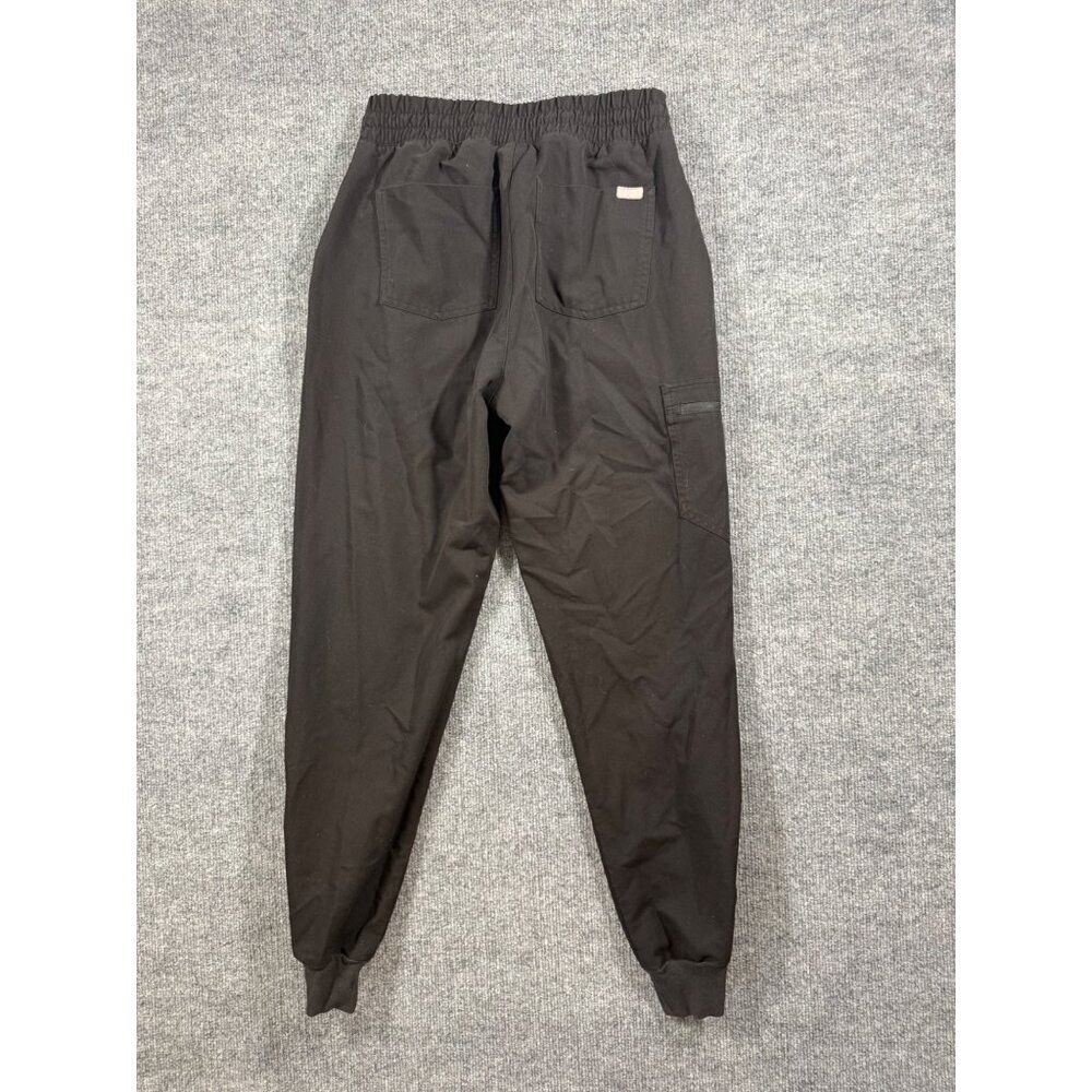 FIGS High Waisted Zamora Jogger Scrub Pants Black Size Small - Picture 6 of 6